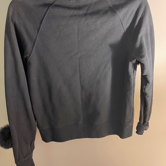 Tibi sweatshirt with fur Pom poms - Picture 4 of 5